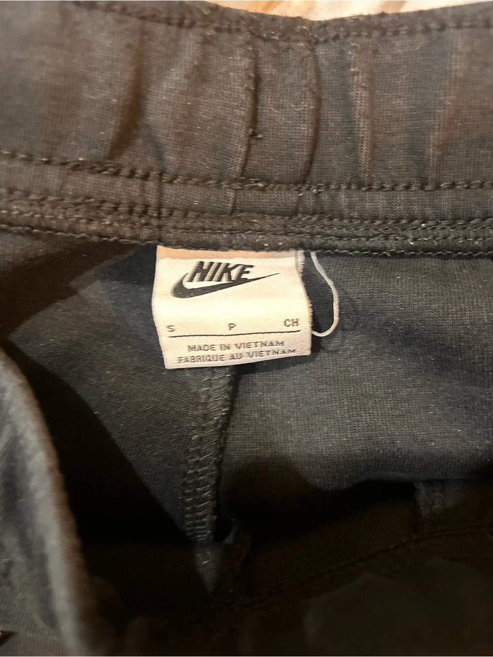 Nike Kids Dark Gray/Black Jogger Sweatpants with Zippers
